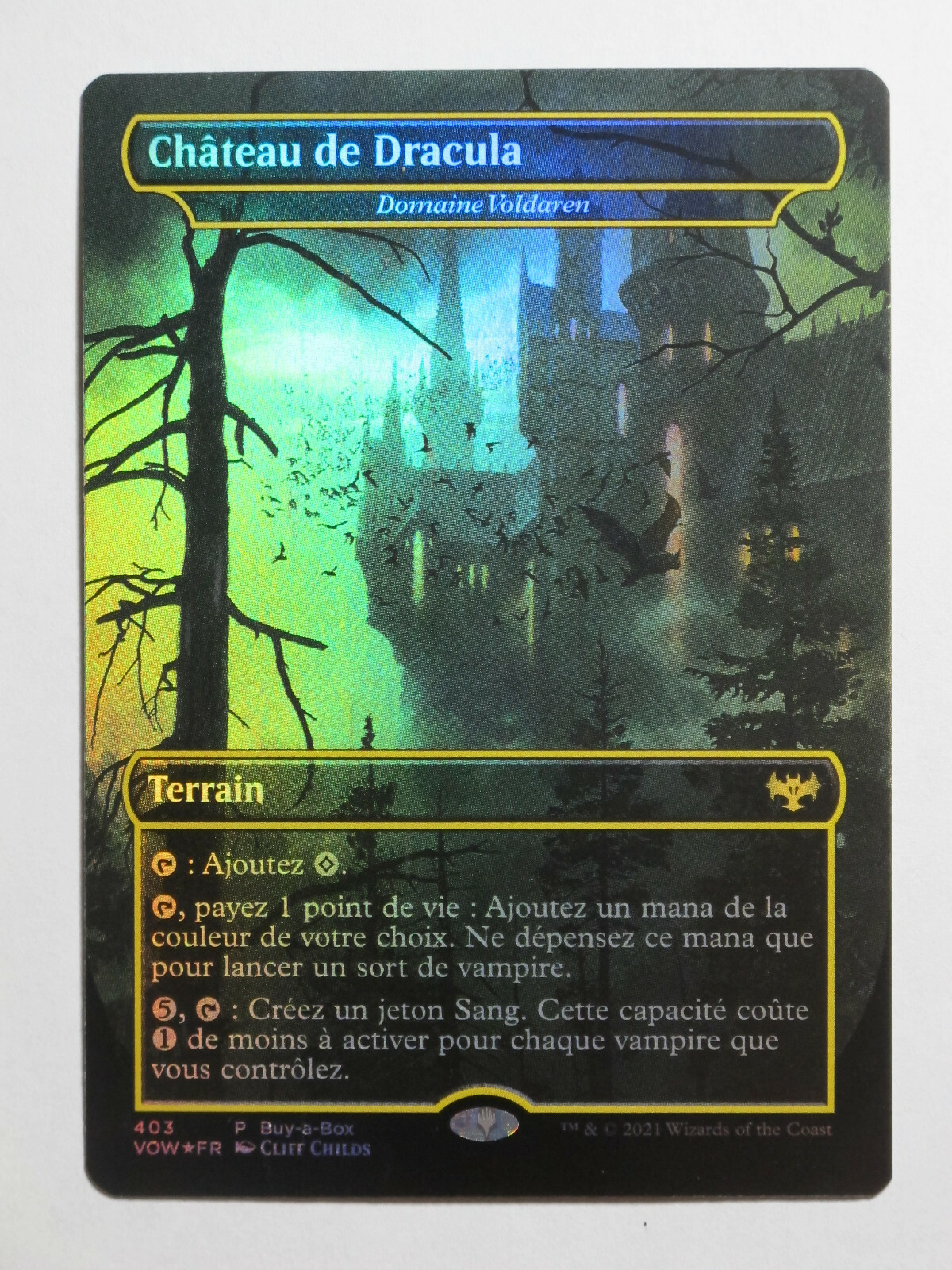 MTG【Foil】Welcome to Castle Dracula chateau de dracula Castle Dracula BUY-A-BOX Foil Promo mint
