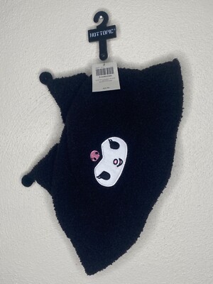 Kuromi 3D Ear Sherpa Bucket Hat - Black Hot Topic Original Hello Kitty Brand New