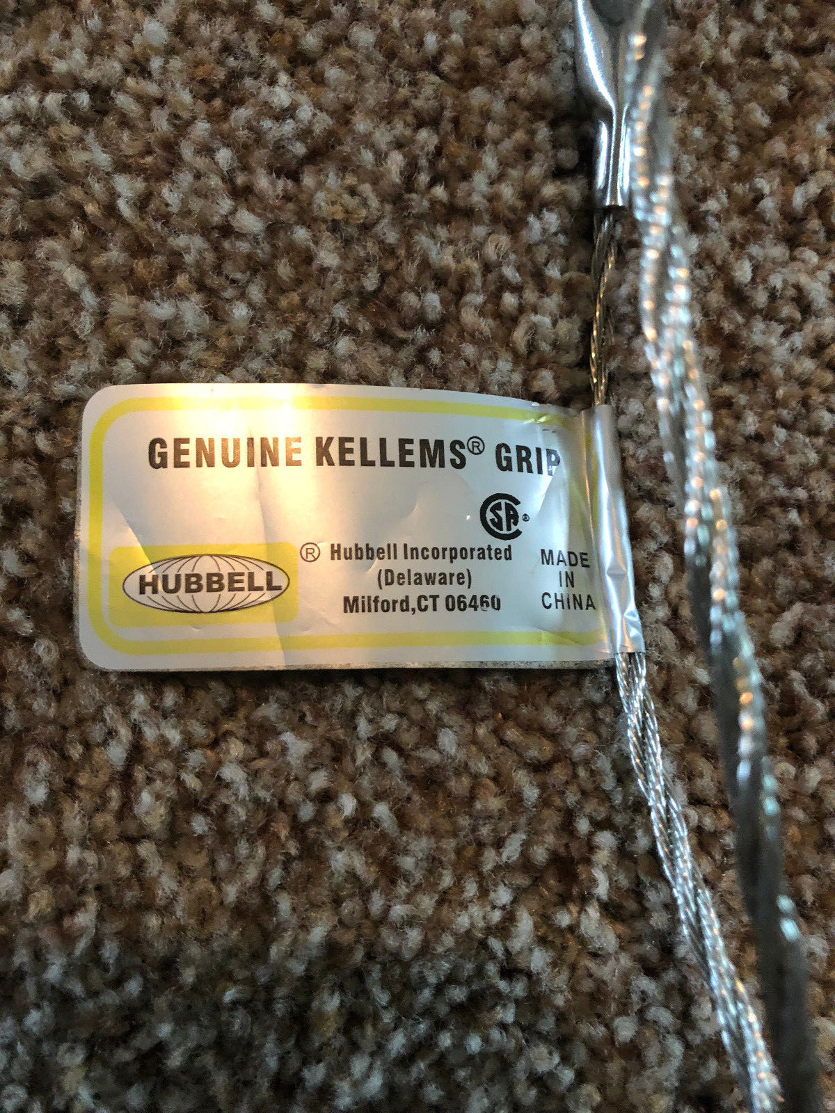 Hubbell Kellems 02201006 Double Eye Cable Grip,  Diameter range 1.250