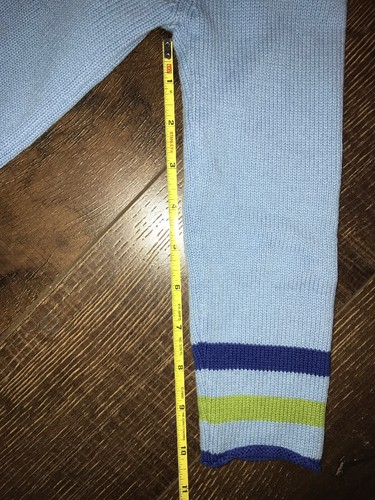 The Company Store Company Kids Blue Dragon Winter sweater Boys Size Small Bx29