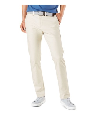 

DOCKERS Мужские бежевые прямые брюки-чиносы стрейч, Бежевый, 186240002