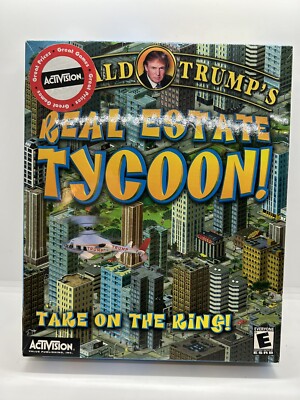 Donald Trump's Real Estate Tycoon Activision Pc Game Take On The King 2002 Boxed