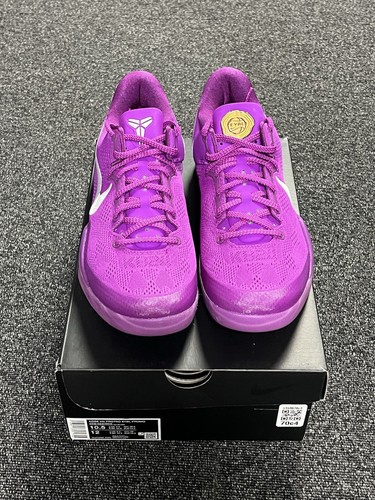 NIKE NIKE KOBE VIII PROTRO EYBL PROMO HYPER VIOLET WHITE - SIZE 10.5 - HJ7265-500