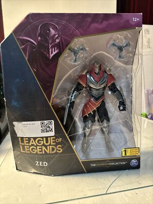 NEW Spin Master 6062261 League of Legends ZED 6'' Figure with Accessories