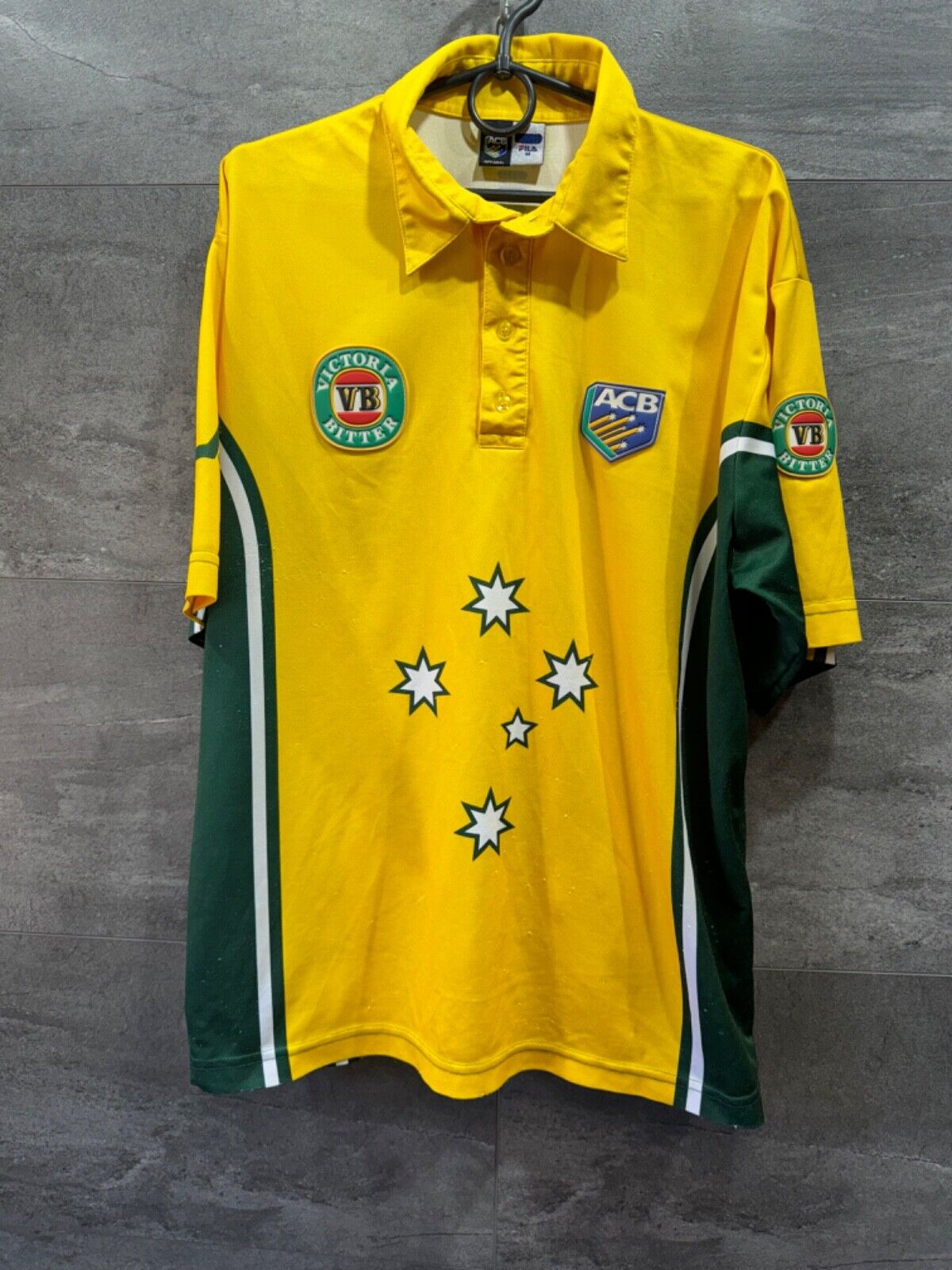 Vintage Fila Australia 2003 ACB Cricket ODI Jersey - Mens