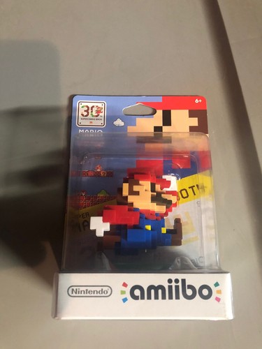 30th Anniversary 8 Bit MARIO AMIIBO NEW IN BOX NINTENDO