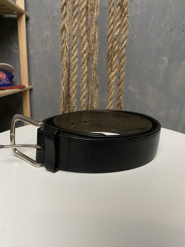 Armani Exchange Leather Belt black Men | eBay