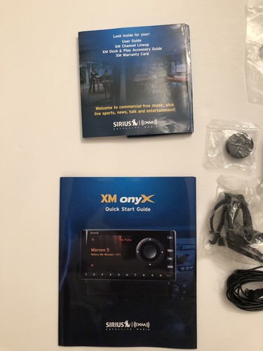 Sirius XM Radio Onyx XDNX1 XM Car Radio Receiver W/Antenna Mount/Car Charger NEW