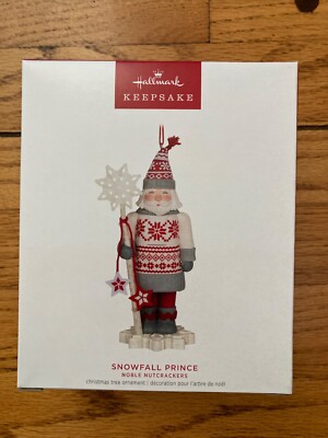 2023 Hallmark SNOWFALL PRINCE Noble Nutcracker 5th Series Keepsake Ornament 6''