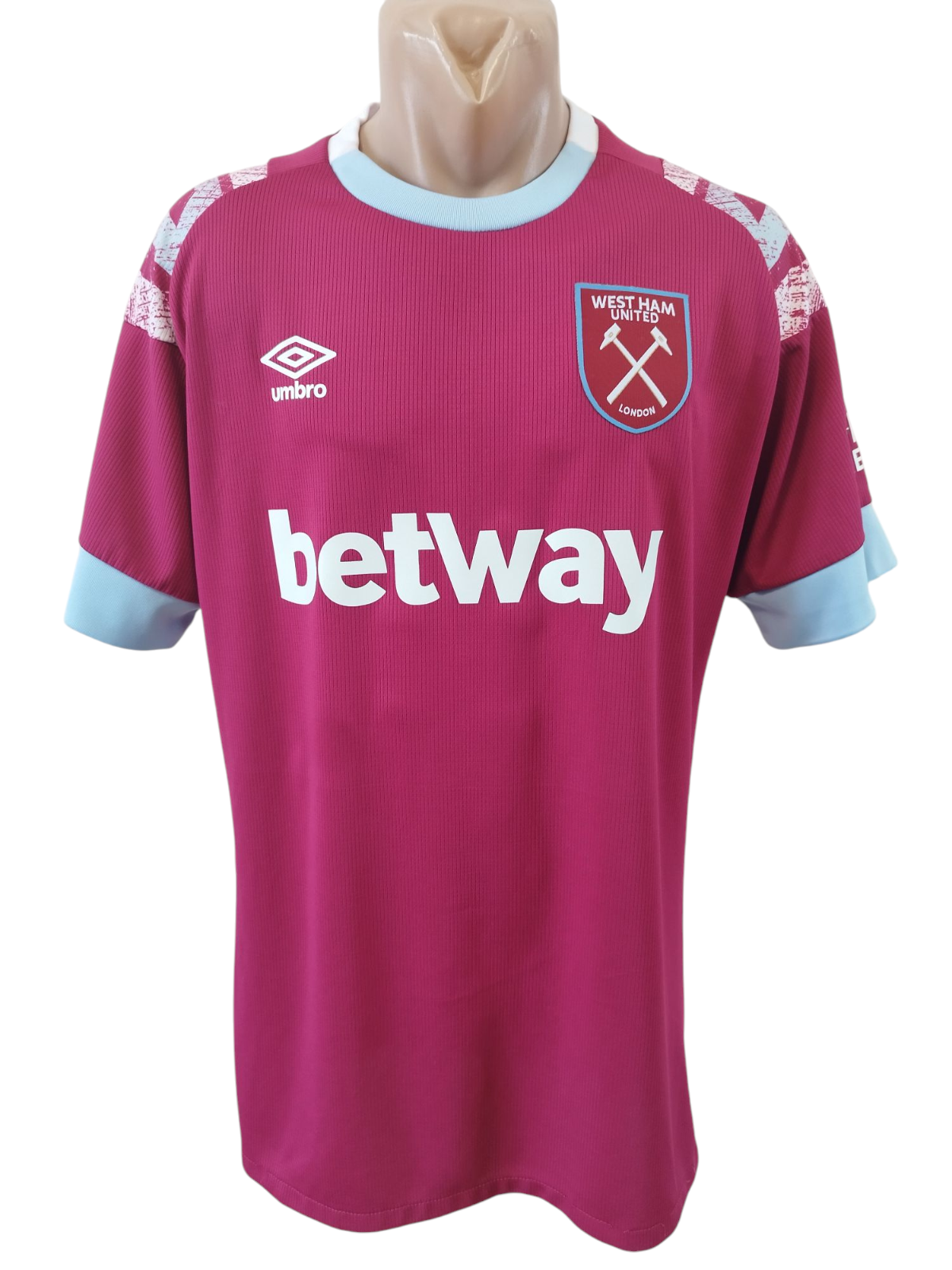 West Ham United football jersey home shirt 2022-23 Umbro size XL