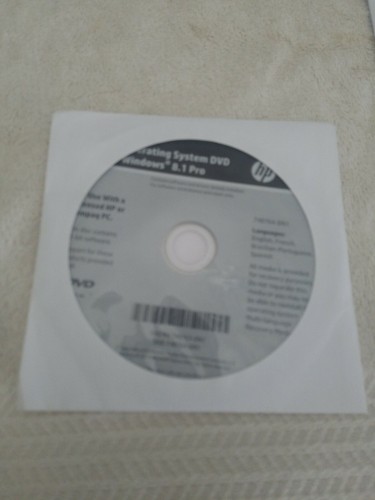HP ProDesk 400 405 490 G1 - Win 8 / 8.1 Pro / Driver Recovery / Restore DVD Kit