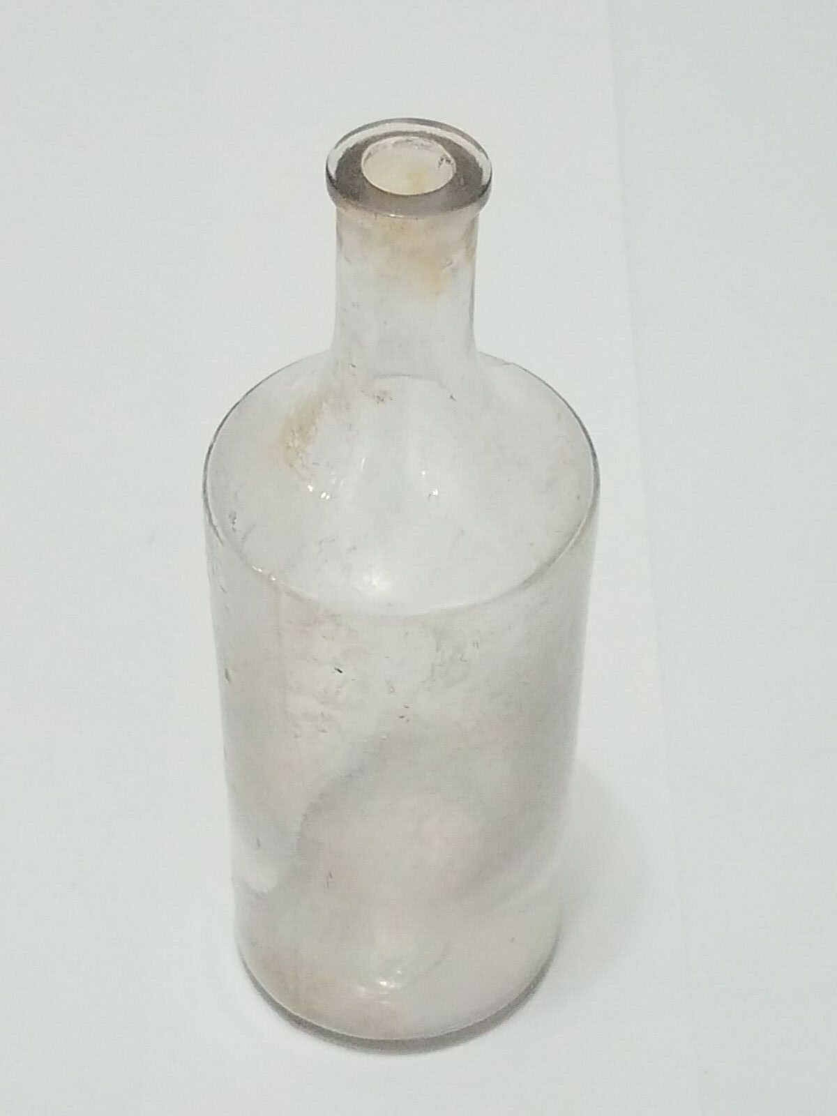 Ed Pinaud Paris Hair Tonic Vintage Clear Glass Bottle - 7 Inches Tall