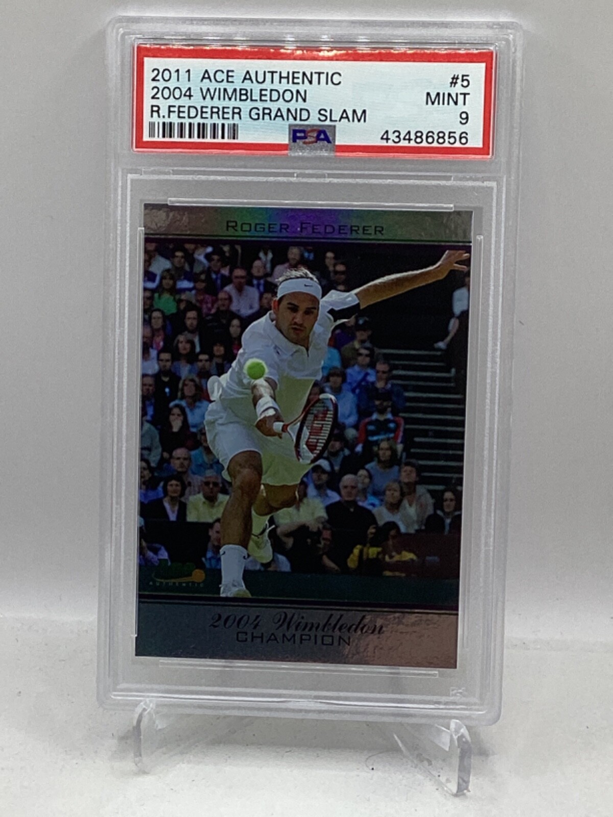 2011 Ace Authentic Roger Federer Grand Slam #5 PSA 9 | eBay