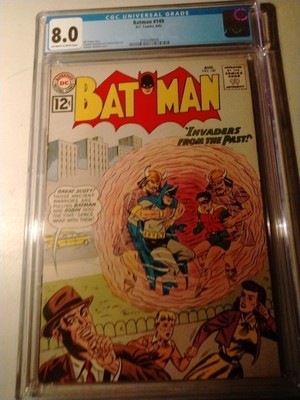 Batman #149  cgc 8.0  of/w  1962 D.C. comics  clean slab