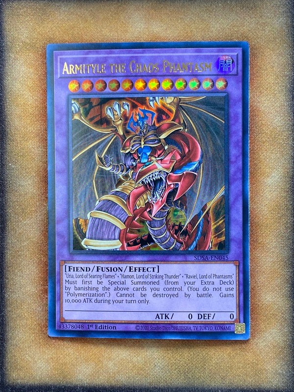 yugioh armityle the chaos phantom deck Liphontcta - SDSA-EN045 - Ultra Rare (You do not use Polymerization.) Cannot be destroyed by battle Yu-gi-oh! - Legendary Duelists -