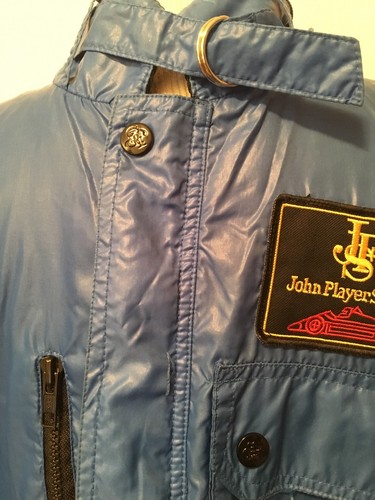 Vintage Formula One JOHN PLAYERS SPECIAL Blue Sport Auto Jacket Medium RARE