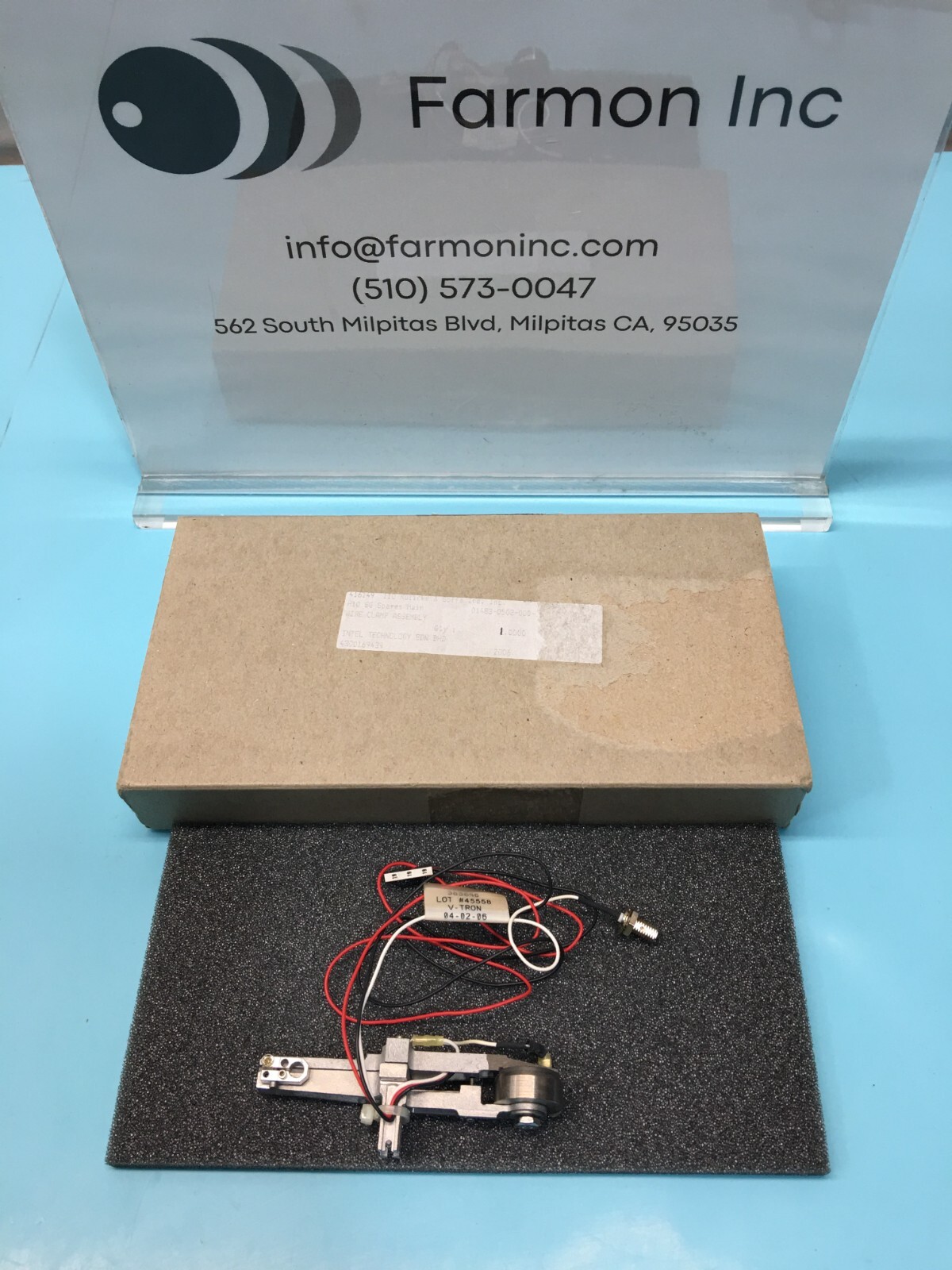 KULICKE & SOFFA 01483-0502-000-17 WIRE CLAMP ASSY, W/ RUBY, 151614