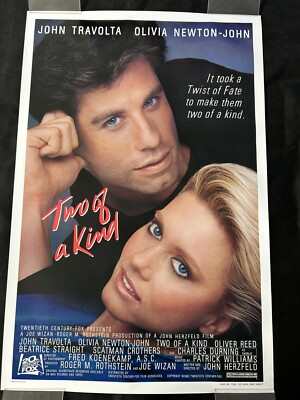 Two of a kind Travolta Newton John SS Original One Sheet Movie Poster