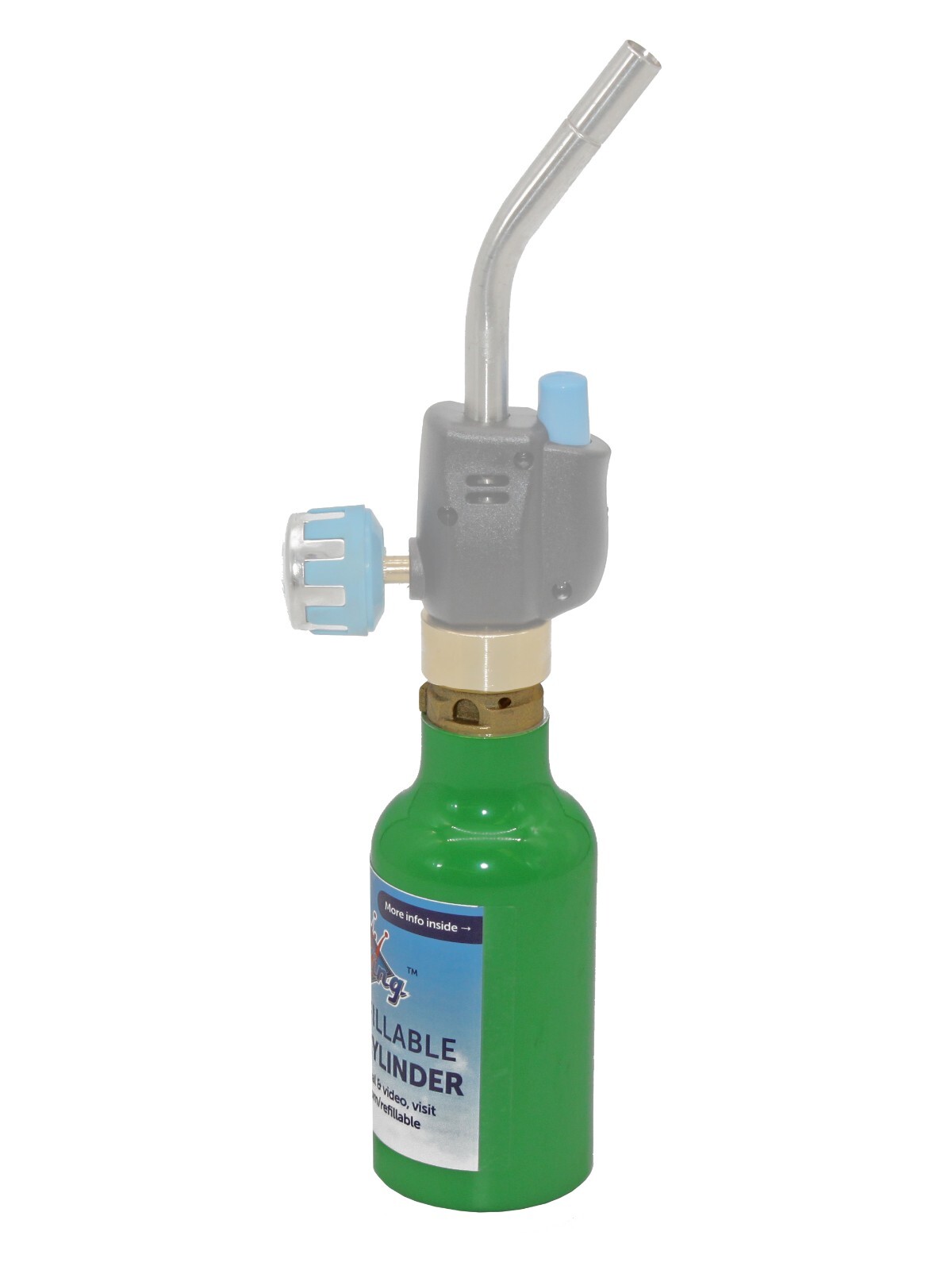 Twin pack 1/4 lb Refillable Camping Propane Tank Cylinder Bottle Ships Empty