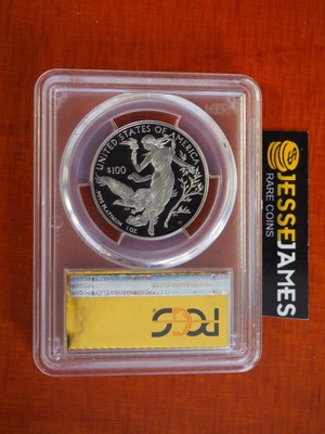 2016 $100 W PROOF PLATINUM EAGLE PCGS PR70 DCAM FIRST STRIKE GOLD FOIL 1 OF 250