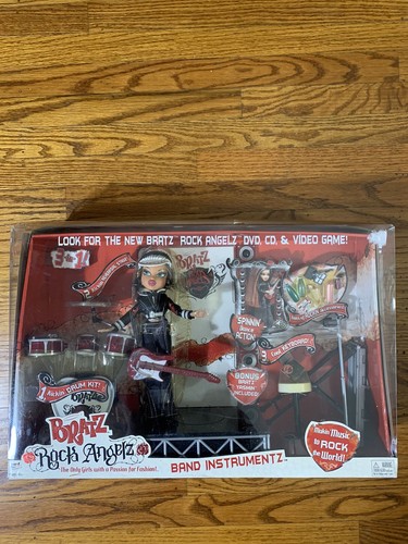 Bratz Rock Angelz Band Instrumentz With Doll Drums Keyboard