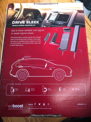 NEW weBoost Drive Sleek 4G LTE 470135 Car Cell Phone Signal Booster All Carriers