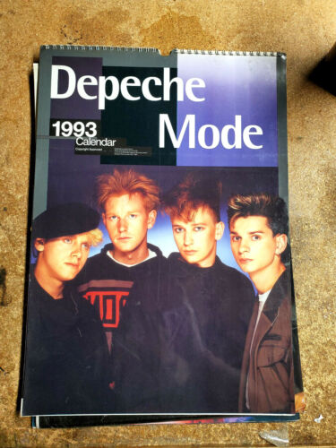 2021=1993  Depeche Mode  UK Calendar-12 Large Color Prints- 12"x16" (FW-93-23)