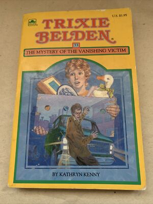 Trixie Belden #33 - The Mystery of the Vanishing Victim (rare Square PB Edition)