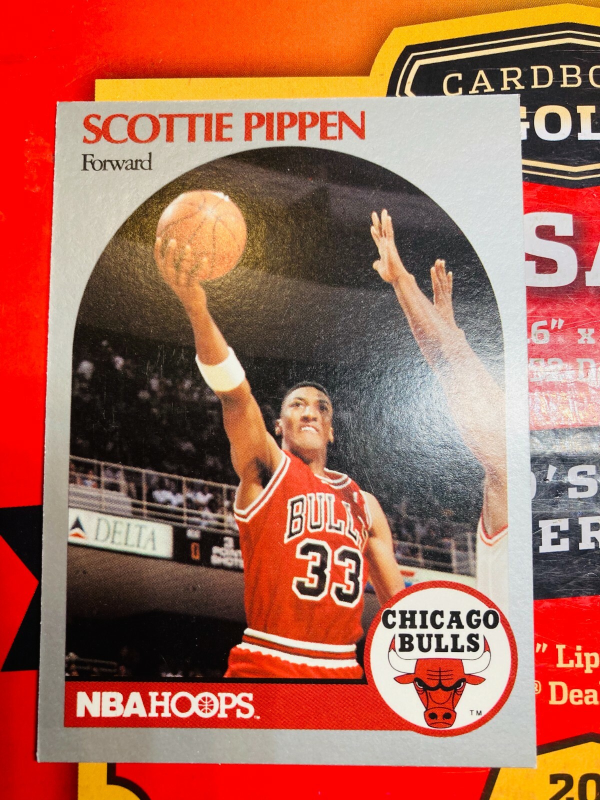 NBAカード　SCOTTIE PIPPEN 1991-92 NBA Hoops Art Scottie Pippen #506 Chicago Bulls HOF