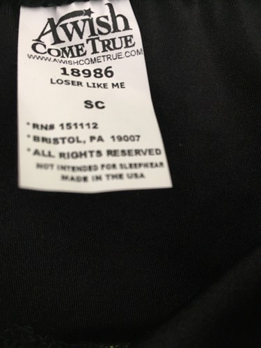 A Wish Come True “Loser Like Me” Hip Hop Dance Costume, Size SC, Small 4-6, USA