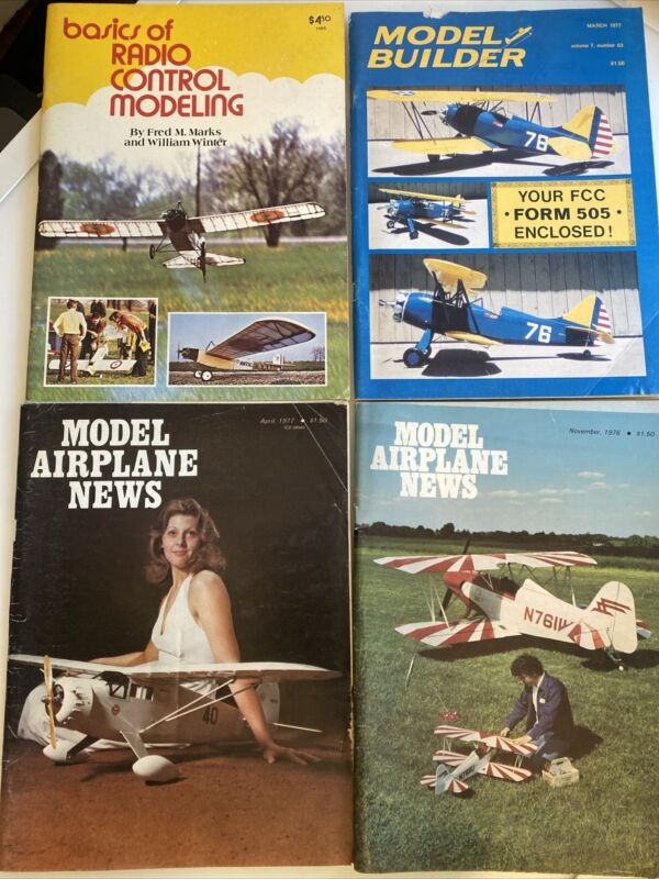 Basics Of Radio Control Modeling Book Fred Marks Airplane PLUS 3 similar aby