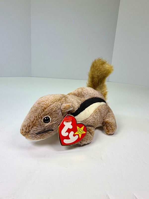 Vintage Ty Beanie Baby Chipper the Chipmunk Plush 1999