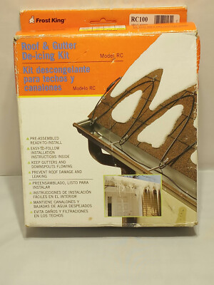 Frost King RC100 Automatic Electric Roof Cable Kits, 100ft x 120V