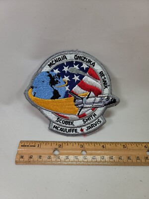 NASA Space Shuttle Challenger Patch 1986 Brand New McNair onizuka resnik scobes