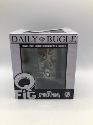 Marvel's Spider-Man Q-Fig Figure by Quantum Mechanix Qmx Loot Crate June 2017 Ex