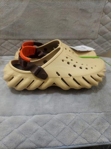 【2plan】Haro Crocs Crocs Echo Clogs Sesame Tan Men's 9 Women's 11 New 207937