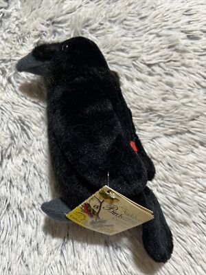 NEW AUDUBON BIRDS WILD REPUBLIC COMMON RAVEN W/ TAG *NOT Working