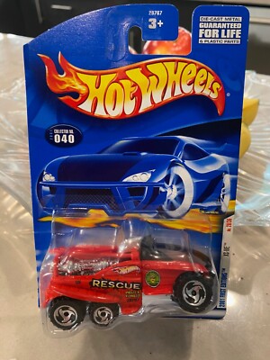 2001 Hot Wheels #040 First Editions 28/36 XS-IVE Red w/Rzr Spokes Wheels