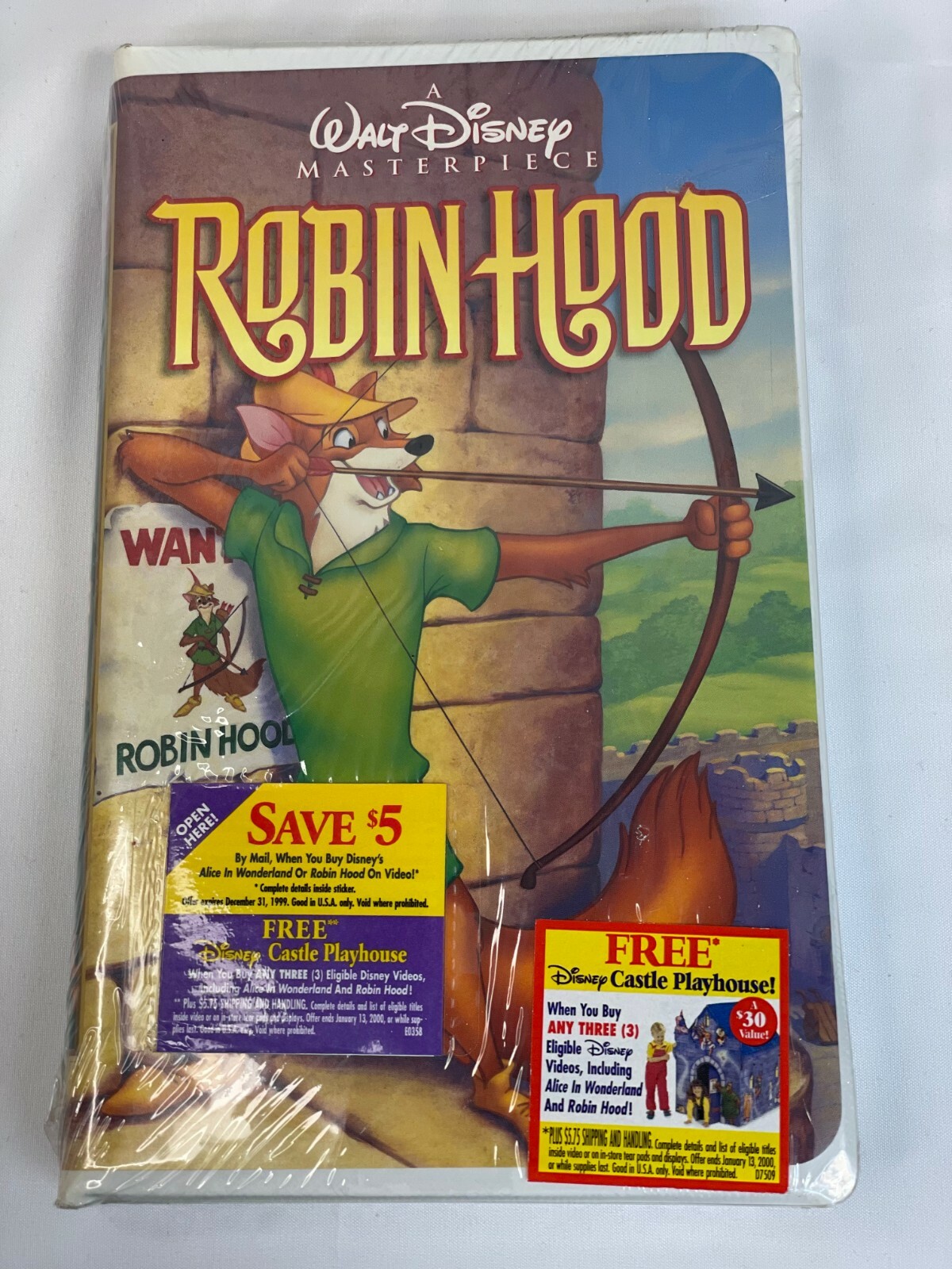 (未使用･未開封品)　The Robin Hood Collection [Import anglais] og8985z Walt Disney Masterpiece Collection Robin hood VHS | eBay