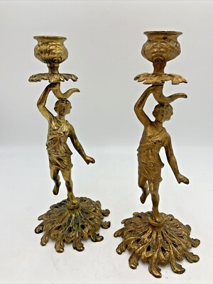 Art Pictures Wedding 7 x 5 x 6 Vintage SET of 3 Antiqued Gold French Country Cottage Twisted Heavy Gauge Wire Easel Stands for Bowls