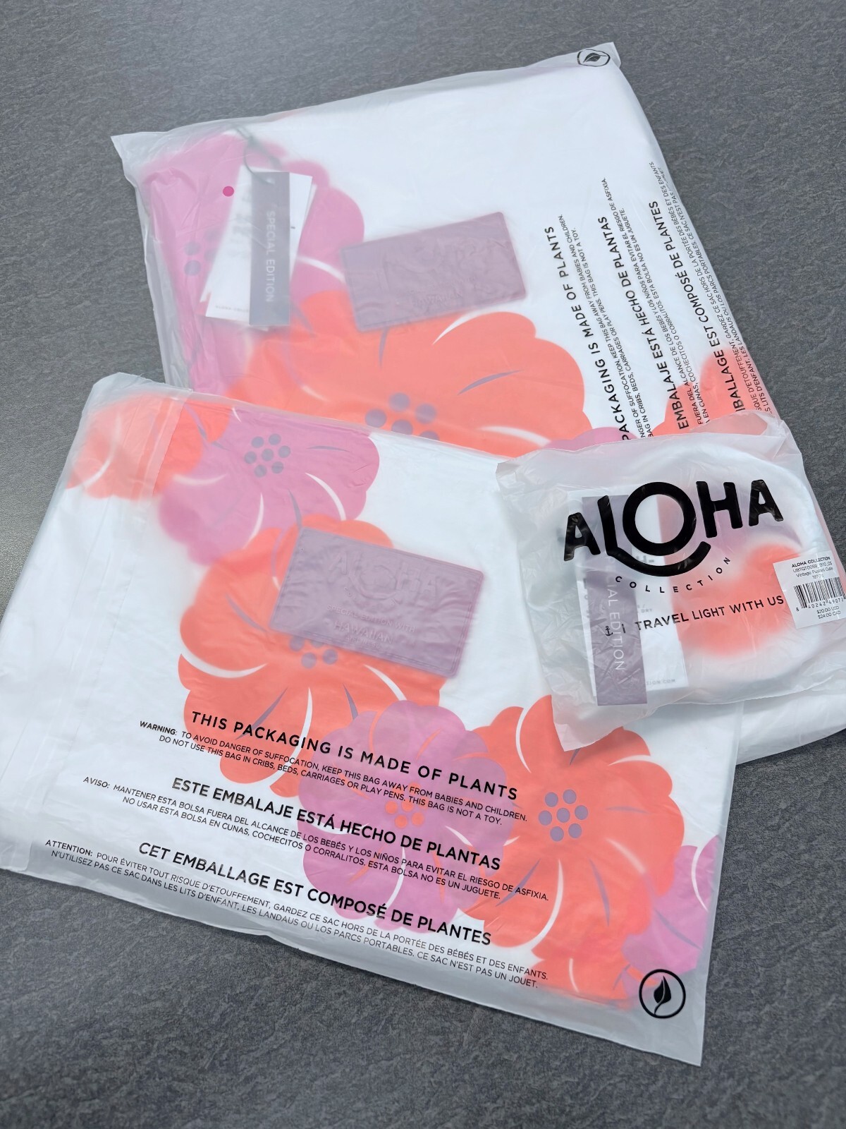 [関税負担なし] Aloha Collection ハワイアン航空 Day Tripper ALOHA COLLECTION X HAWAIIAN AIRLINES Lei Pualani Day Tripper