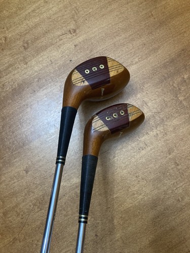 POWERBILT CITATION Genuine Persimmon Driver & #3 Wood True