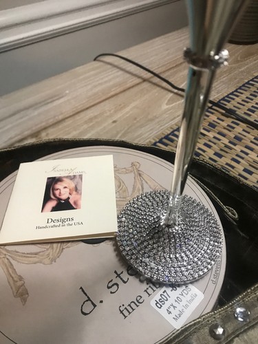 swarovski crystal champagne flutes