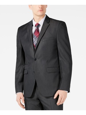 

VINCE CAMUTO Мужской серый однобортный, устойчивый к морщинам пиджак, VX036SE1016