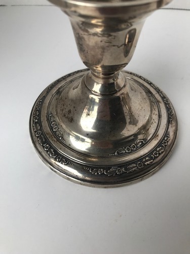 INTERNATIONAL N251 COURTSHIP STERLING CANDLESTICK HOLDERS