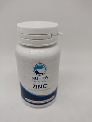 Nutra Wave ZINC 50mg 100 ct Tablets Supports SYSTEM FUNCTION Exp 12/2024