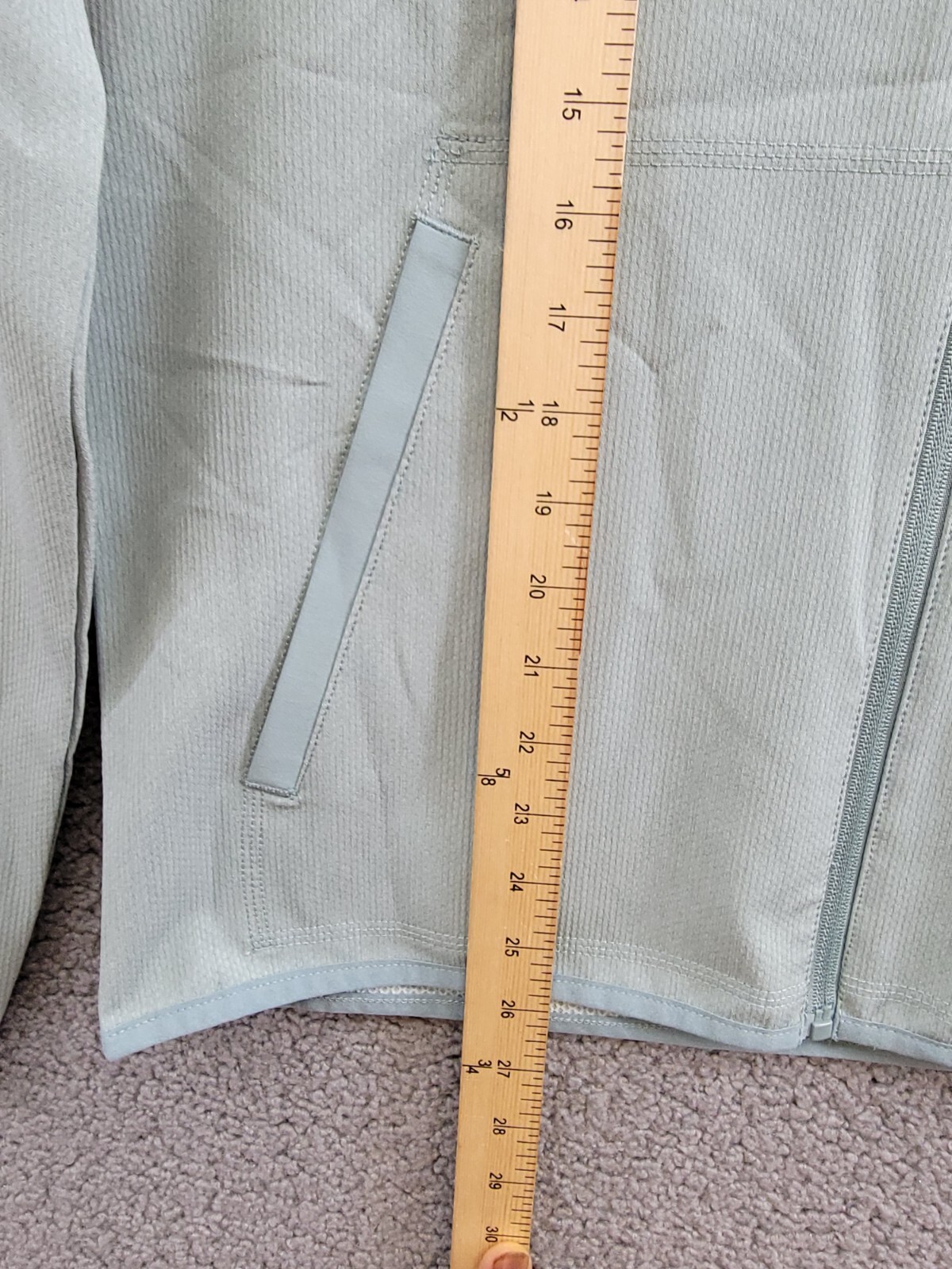 Bass Outdoor Full Zip Trail Jacket Men's S Silver Blue Cationic Long Sleeve - Picture 8 of 17