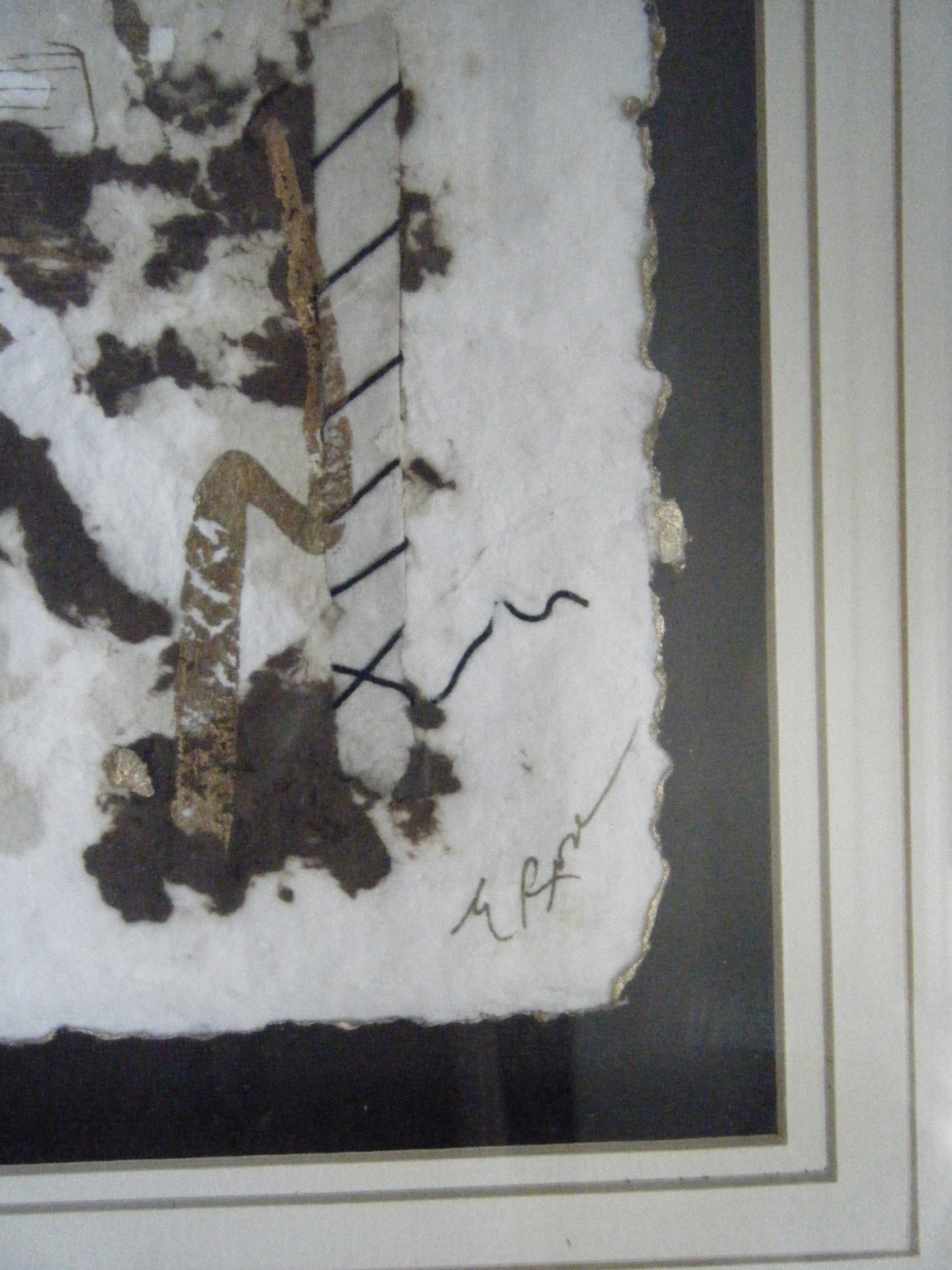 Elizabeth Rose mixed Media framed painting