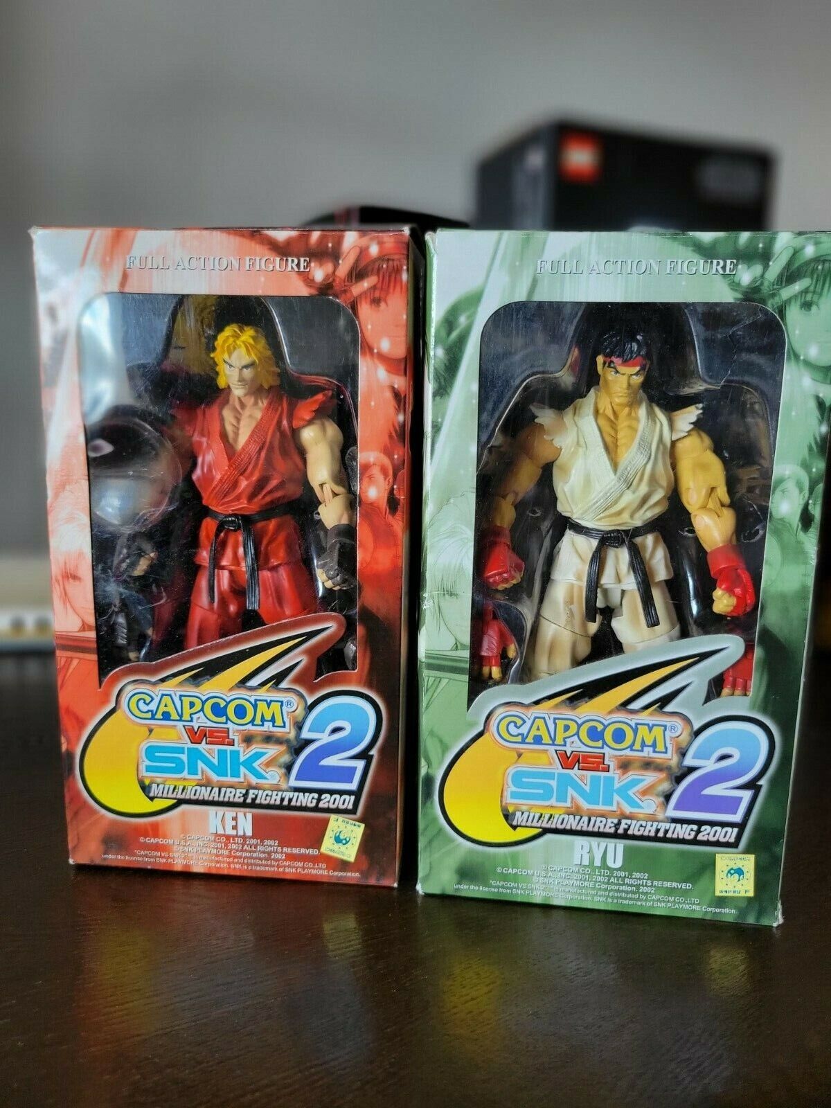 Capcom VS. SNK 2 Millionaire Fighting 2001 Ken & Ryu Figures Capcom VS. SNK 2 Millionaire Fighting 2001 Ken & Ryu Figures