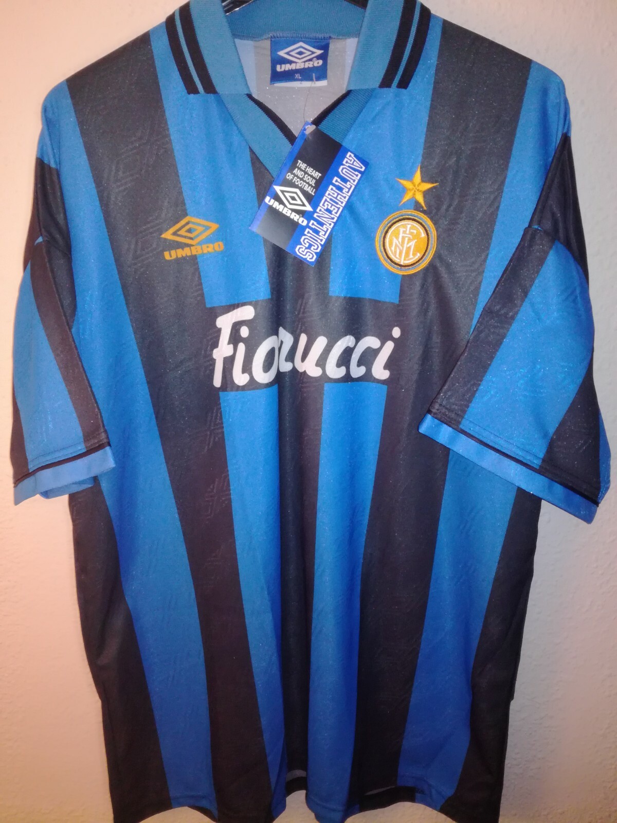 INTER MILAN 1994-1995 BNWT Fiorucci camiseta shirt trikot